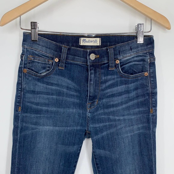 Madewell High Riser Skinny Skinny Jeans in Atlantic, High Waisted - Picture 5 of 9